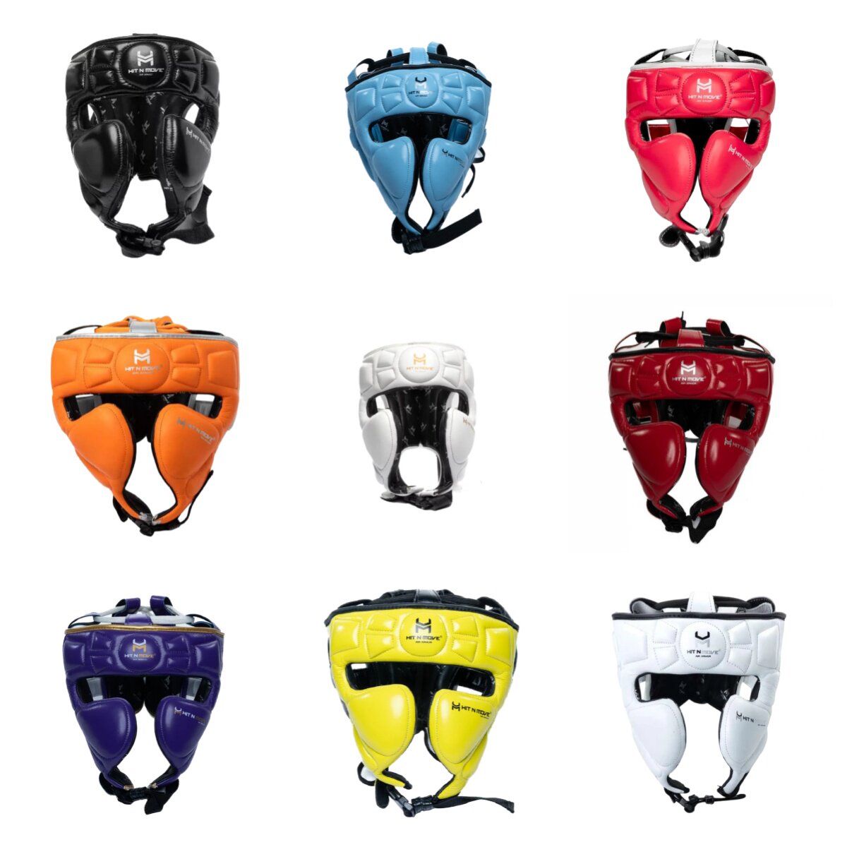 HIT N MOVE美国进口猴脸护头 泰拳搏击散打护脸面罩 拳击防护头盔