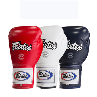 fairtex菲泰泰国进口BGL6 泰拳比赛绑绳系带拳套 成人拳击手套