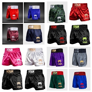 SHORTS毒液泰拳搏击格斗散打比赛短裤 VENUM CLASSIC THAI 中裤