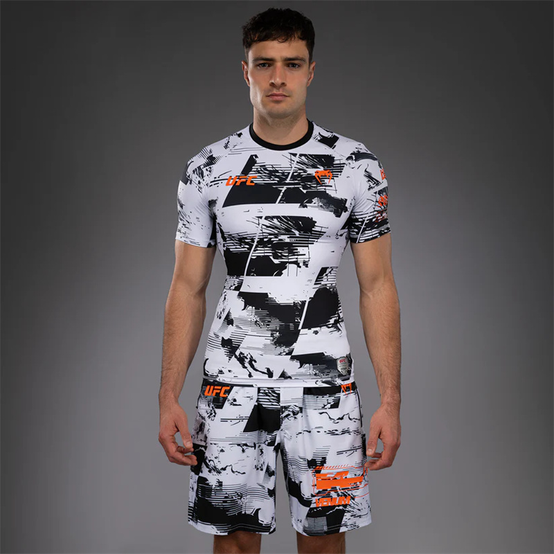 VENUM UFC格斗周5.0泰拳搏击散打格斗紧身短袖 MMA训练防磨压缩衣