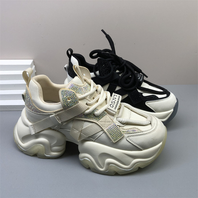 专柜断码撤柜特价真皮女鞋时尚休闲老爹鞋2025秋冬新款运动休闲鞋