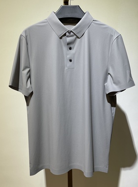 DX272    男士商务休闲百搭翻领t恤中青年短袖时尚