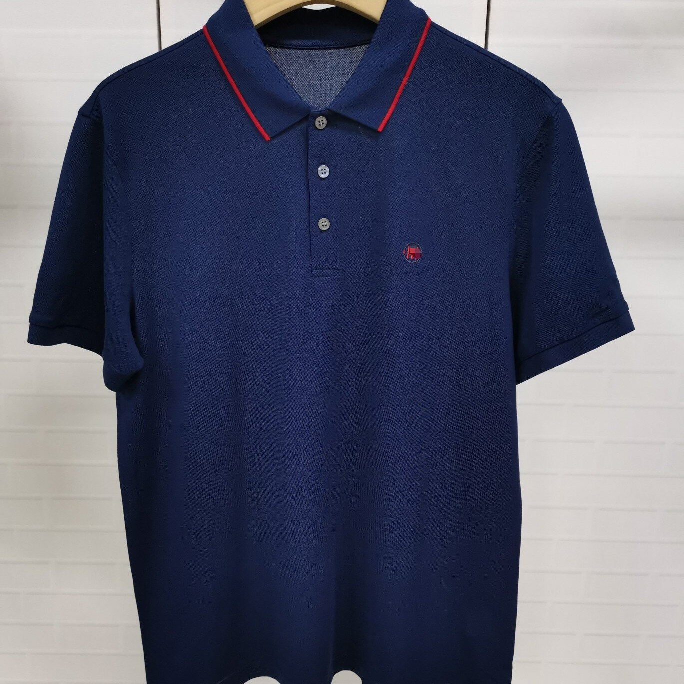 CP468    50码2024新款迪男士商务休闲百搭翻领短袖T恤