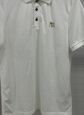 CP207   48码2024新款迪路诗兰男士商务休闲百搭翻领短袖T恤微瑕