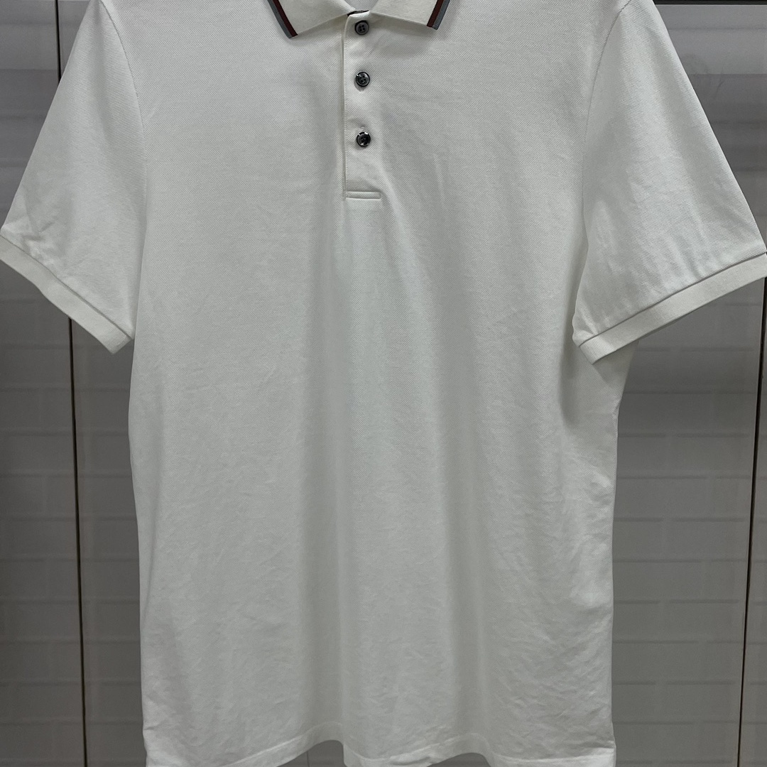 CP337  约48码2024新款迪男士商务休闲百搭翻领短袖T恤微瑕