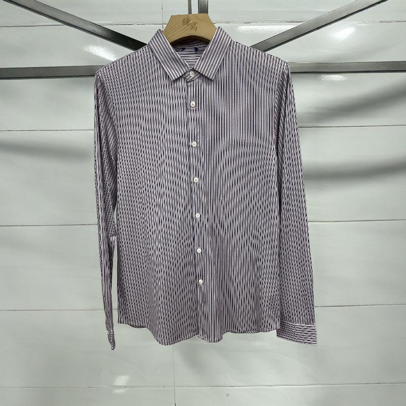 CX155    50码路易长袖商务春秋季男士商务休闲翻领常规款衬衣