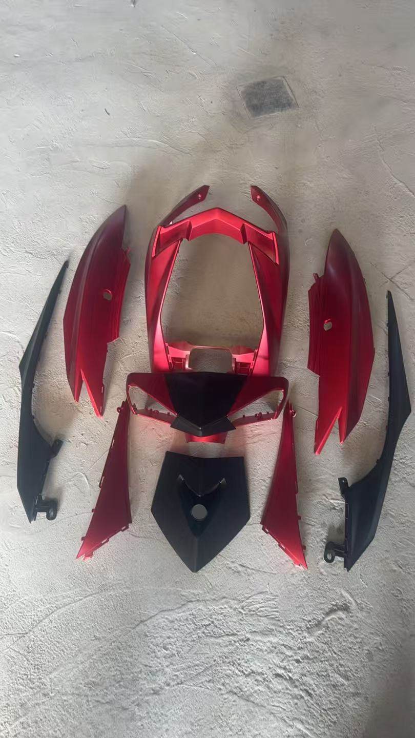 劲战四代目外壳烤漆件亮光红哑光酒红色支持多色定制