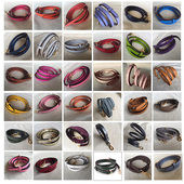 真皮包带配件斜挎包包带子细可调节包带单肩牛皮黑色荔枝纹肩带子