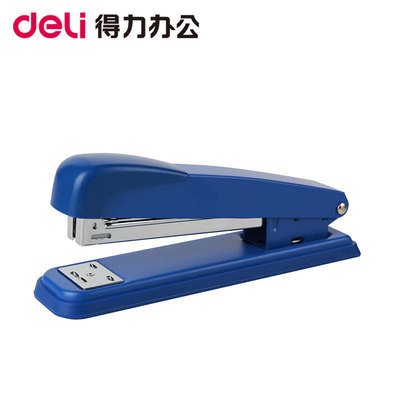 得力0307订书机12#起订器装钉器中型订书机桌面办公用品