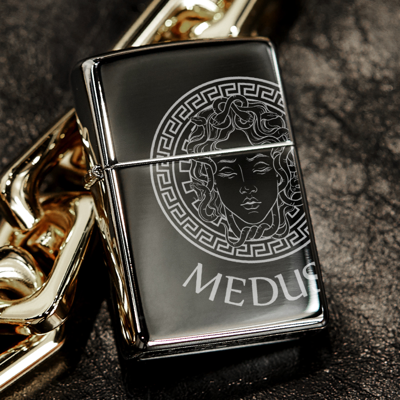 zippo打火机送男友正品美杜莎