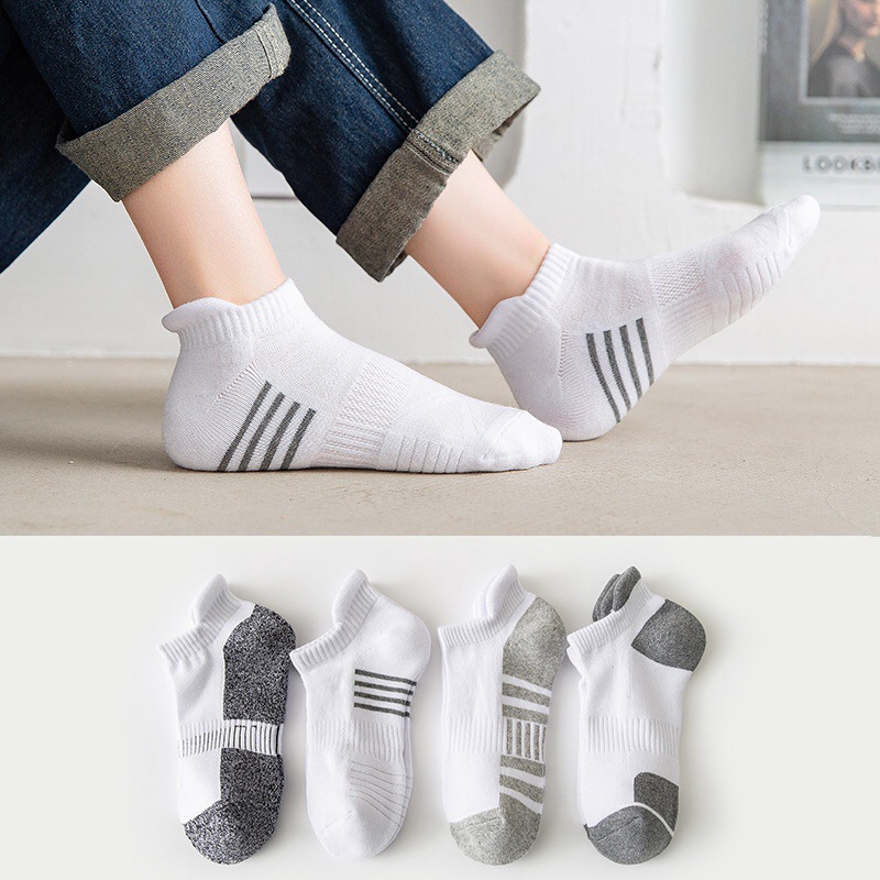 秋冬款加厚毛圈袜毛巾底提耳运动短袜男款女款棉袜舒适穿搭绝绝子