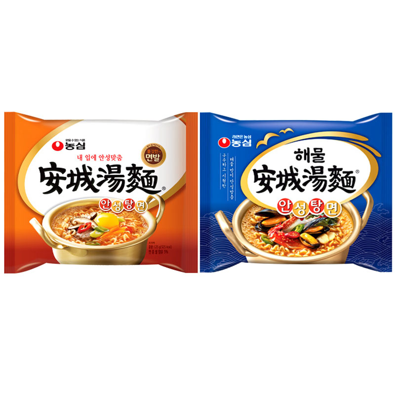 农心韩国进口海鲜微辣方便面