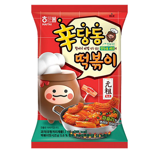 海太韩国进口膨化110g辣炒年糕条