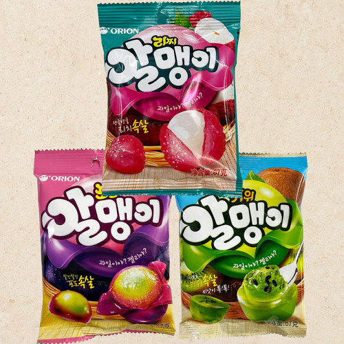 韩国好丽友葡萄味夹心软糖