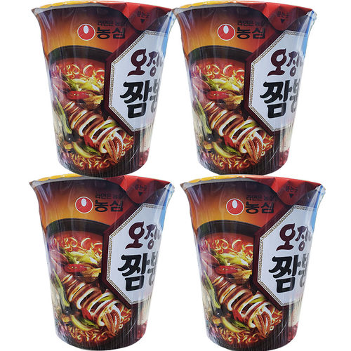 韩国进口农心鱿鱼海鲜小杯面桶面
