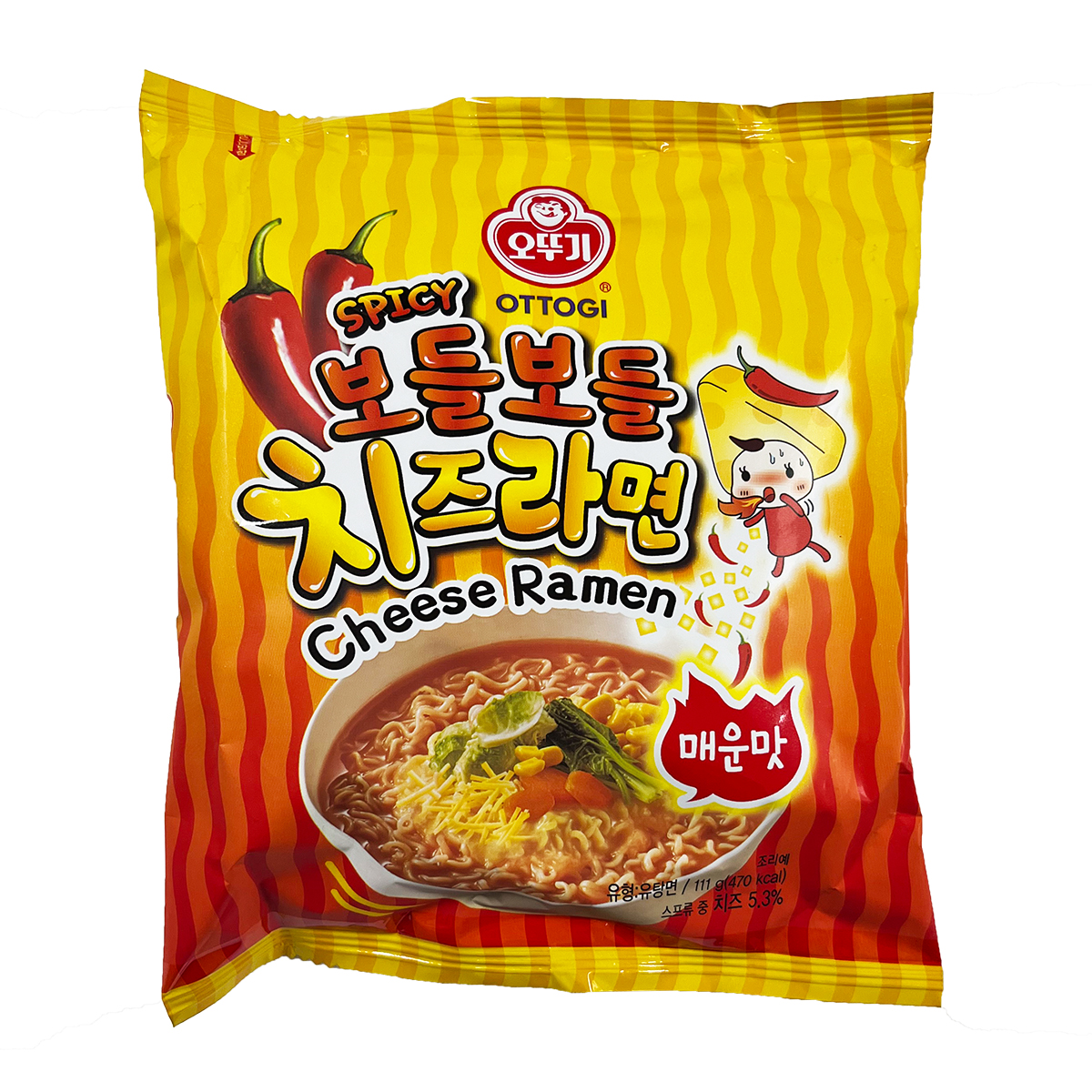 韩国进口辣味芝士拉面