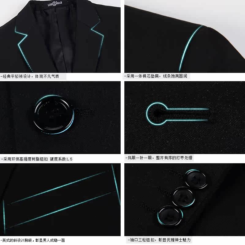 Costume homme LORSRA en polyester pour automne - Ref 1578849 Image 4