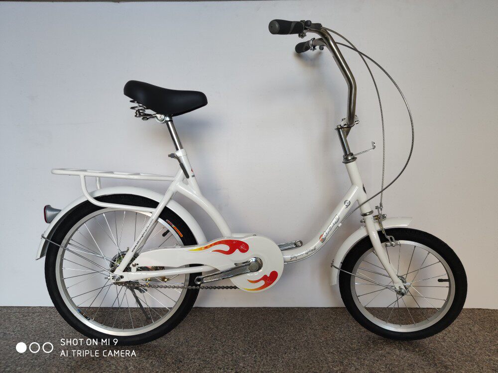 健牌20寸in自行车轻便上班大小轮成年学生代步车日式经典淑女高颜