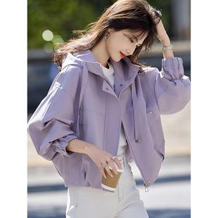 外套女简约夹克女士气质上衣 小个子宽松休闲百搭短款 2025秋季 韩式