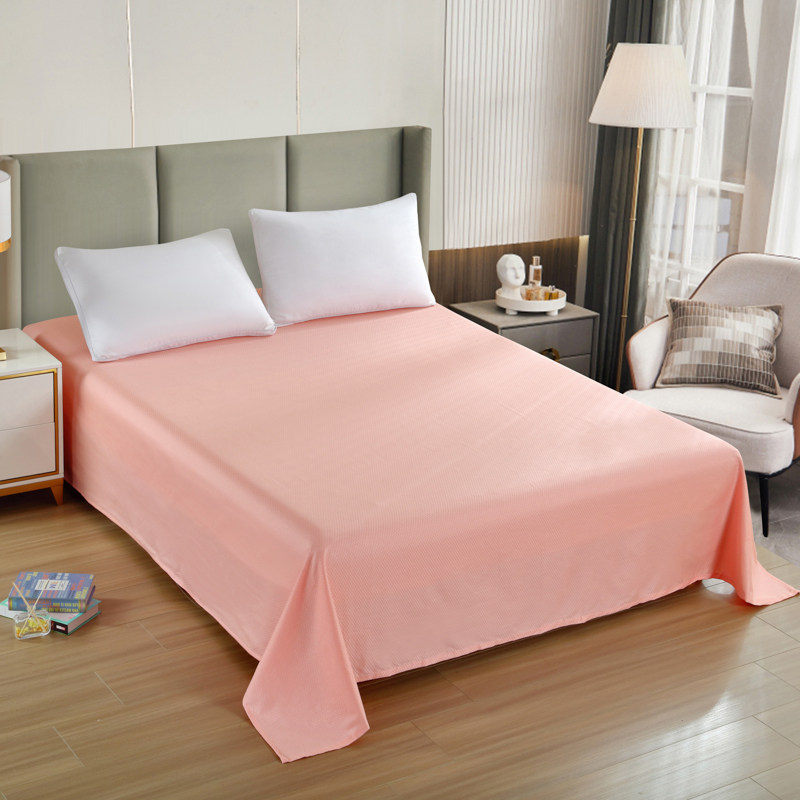 民光家纺床单纯色纯棉全棉素色老式单双人加大2.0m床裸睡粗布被单