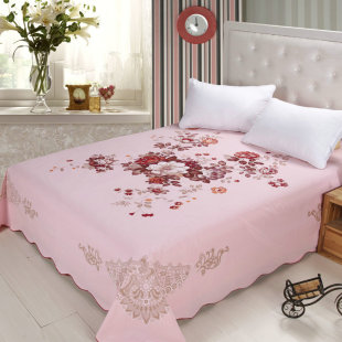 上海民光磨毛老式 国民品牌全棉床单秋冬传统明光被单单件纯棉怀旧