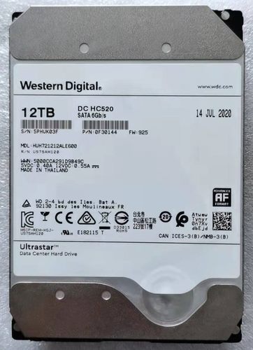 WD西数12TB企业级监控NAS硬盘