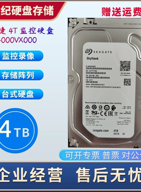 希捷4t台式机硬盘ST4000VX000 4000g希捷4tb企业监控硬盘4tb