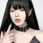 Broken bone原创 暗黑朋克小众设计复古设计不规则PU星星项圈颈饰