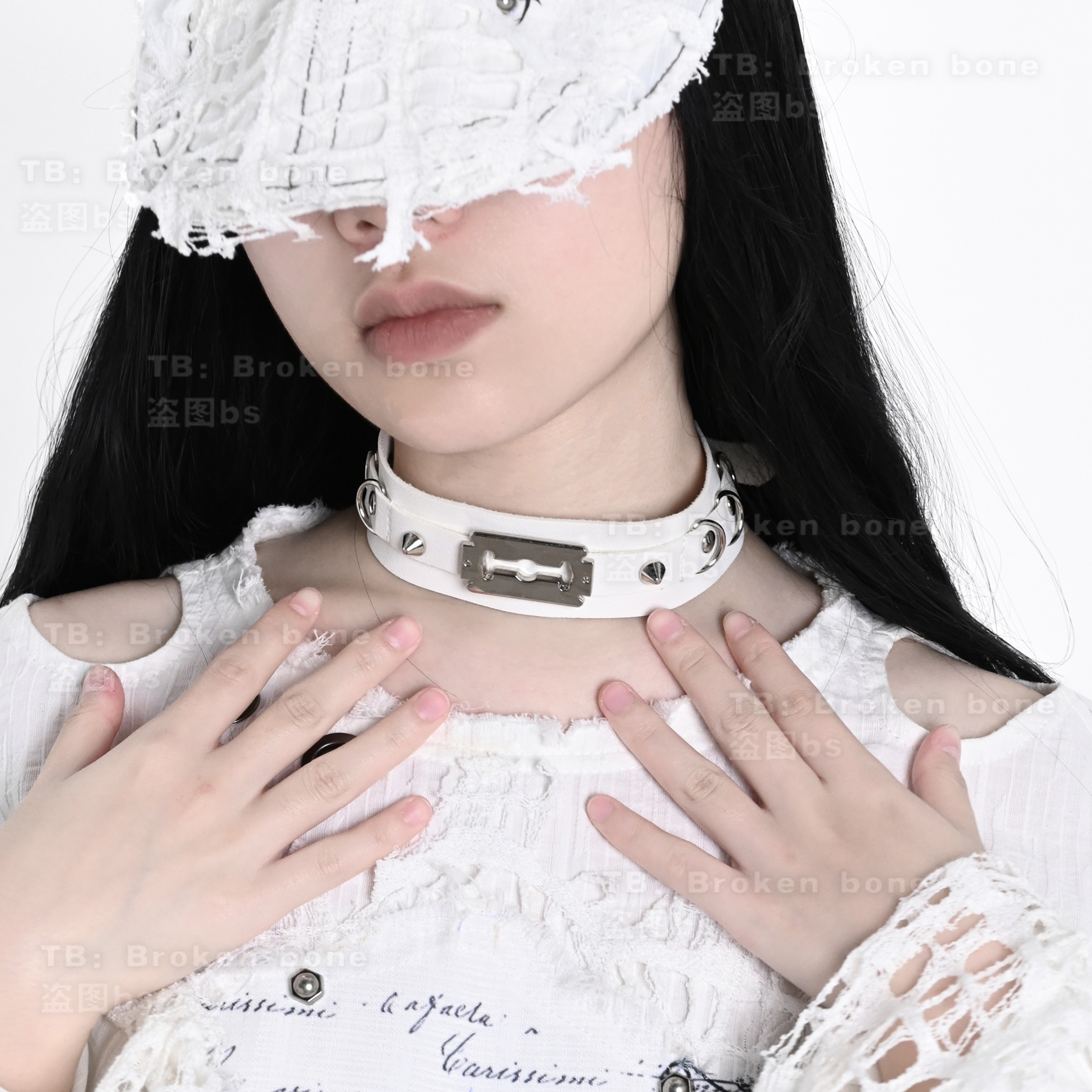 Brokenbone原创医疗系朋克项圈