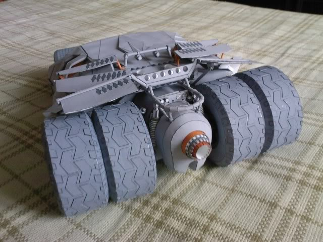 儿童手工折纸DIY拼装立体3D纸质模型蝙蝠侠战车仿真车模益智玩具