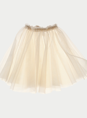 福生若舞  珍珠网纱 光泽感双层短TUTU 芭蕾舞蹈半裙