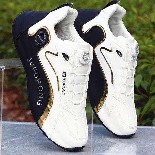 鞋子男款秋季防水皮面高档老爹鞋潮牌纽扣轻便运动休闲鞋旅游板鞋