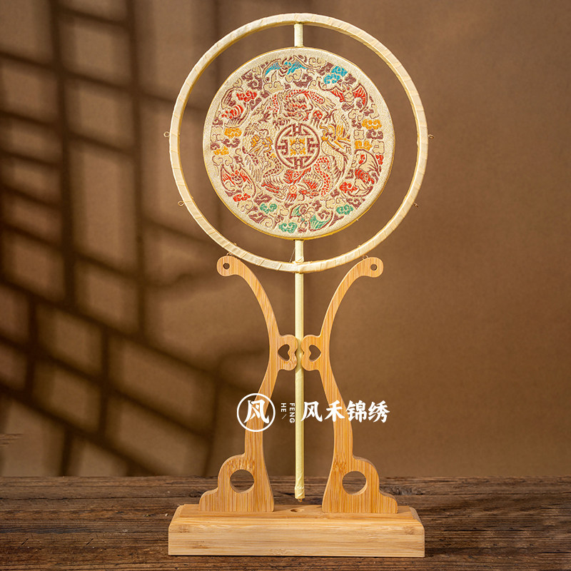 长柄新娘结婚团扇子秀禾服婚礼出嫁喜扇成品舞蹈扇双面做好的,家居饰品,工艺扇/团扇/喜扇/折扇,淘宝优惠券,粉丝福利购,淘宝优惠卷