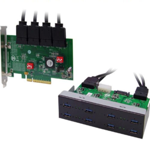 U3X8-PCIE8XE102八通道8埠USB 3.0轉PCI Express x8 Gen 2 主機卡