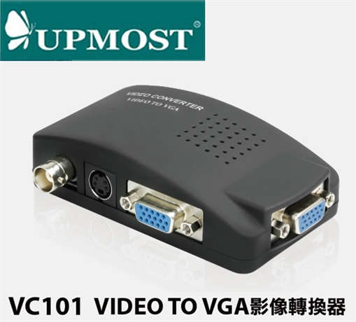 Uptech VC101 VIDEO TO VGA影像转换器 自动侦测NTSC/PAL视讯标准