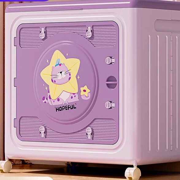 翻盖收纳箱大容量衣服整理箱家用超大折叠衣箱卧室衣物被子储物柜