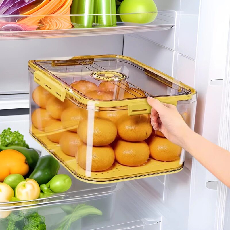 冰箱收纳保鲜盒食品级冰箱专用放菜冷冻保鲜密封盒水果食品整理盒