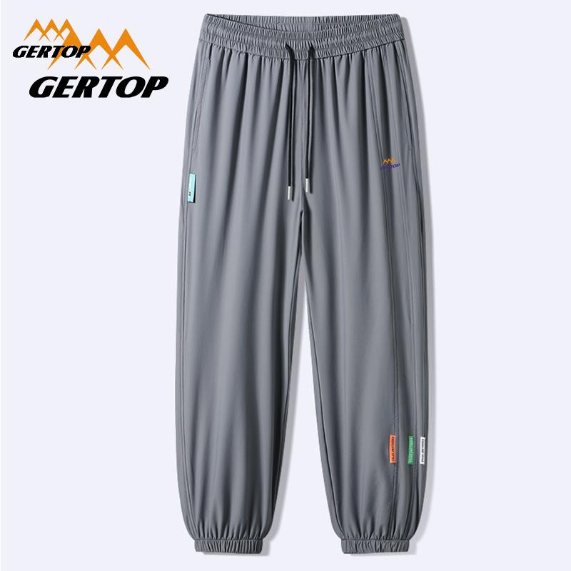 GERTOP山峰夏季薄款宽休闲裤