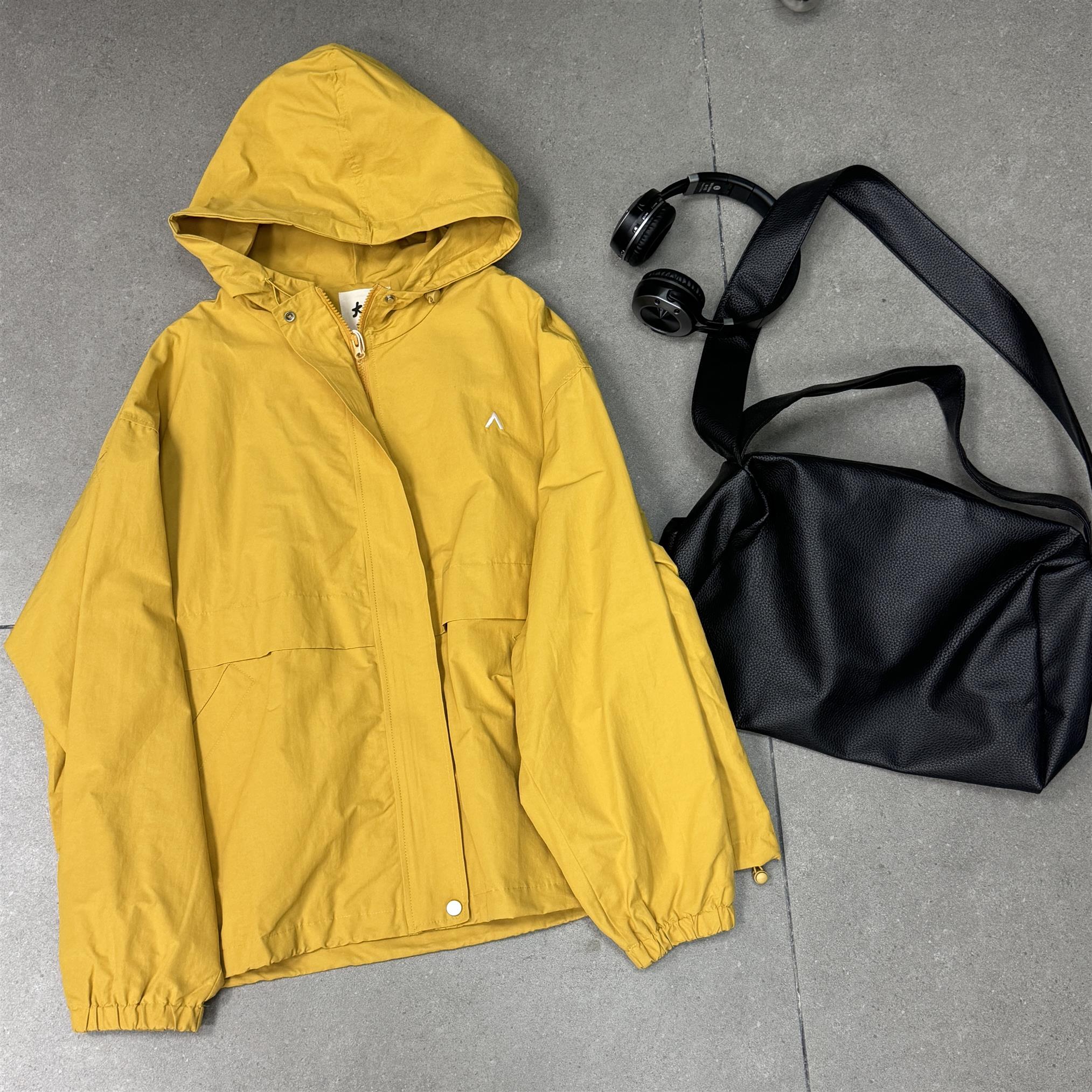 【小惜亦】秋季新款时尚简明百搭宽松大9家连帽外套