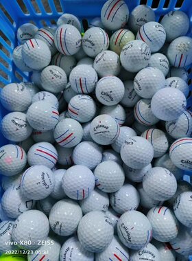 正品callawayGOLF卡拉威高尔夫CHROME SOFT 三轨瞄准比赛球