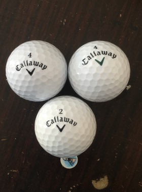 Callaway卡拉威品牌高尔夫球三四五层下场比赛包邮白色