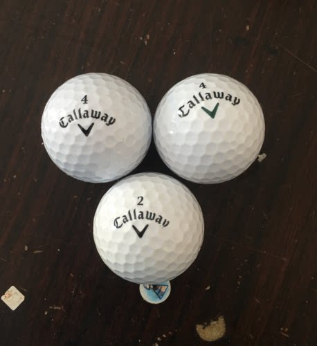 callaway卡拉威品牌白色高尔夫球