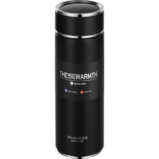 匡迪304不锈钢保温杯男女商务水杯茶水分离泡茶杯刻字定制礼品杯