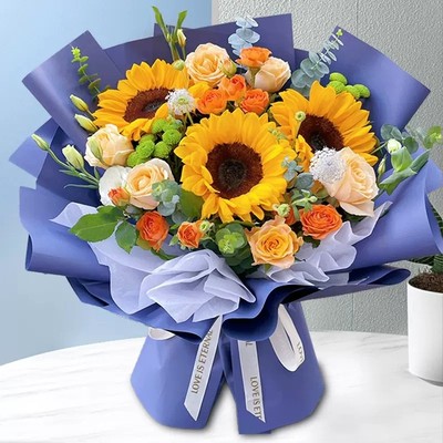 小时达向日葵毕业花束生日礼物全国鲜花速递同城临沂兰陵县费县