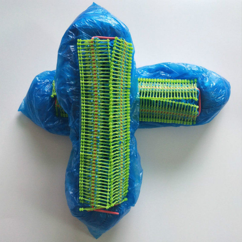 连续式鞋套机鞋套 商务拖拉式脚拉式鞋套机办公家用专用鞋套100只