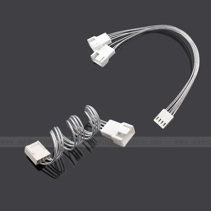 主板4针温控PWM风扇延长线 主板4针一分二 一分三4PIN 1分2特佛龙