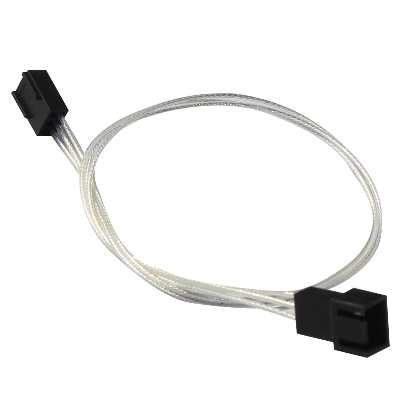 机箱风扇3pin延长线 品质镀银线 机箱cpu风扇3针 转接线 长度多选