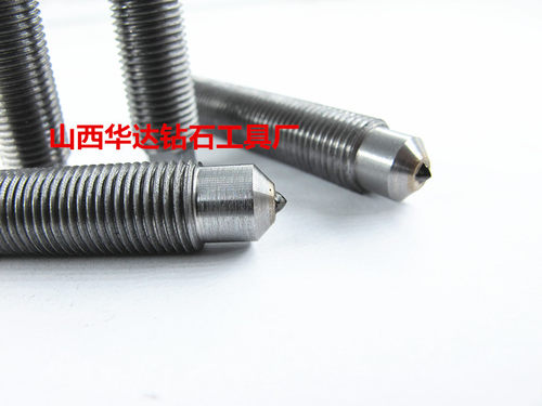 螺纹金刚笔带螺纹金刚石笔金刚石修正笔六角螺纹金刚石笔