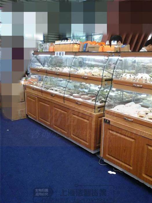 高档实木面包柜台面包展示柜中岛柜　点心柜蛋糕展柜面包食品专柜