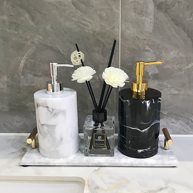 简约现代乳液瓶欧式洗手液瓶子酒店会所洗发水沐浴露按压分装空瓶